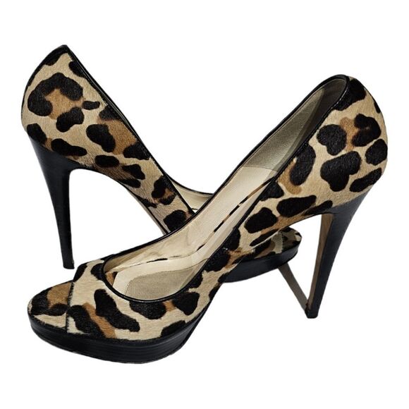 BRIAN ATWOOD Leopard Ponyhair Heels - Size 39‎ - Picture 2 of 8